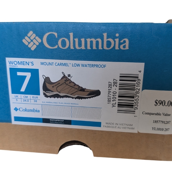 Columbia Women n's Tan and Black Athletic Shoes - Picture 3 of 7